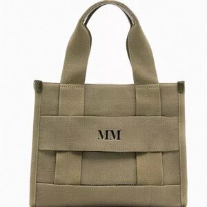 Zara canvas utility handbag